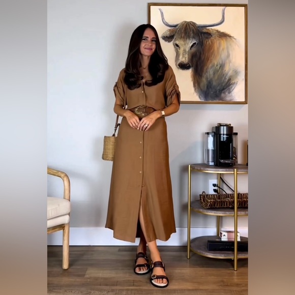 ✨SALE✨ ZARA BELTED SHIRTDRESS ✨SALE✨ - Picture 3 of 14